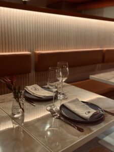 Tasca Bica Table set up